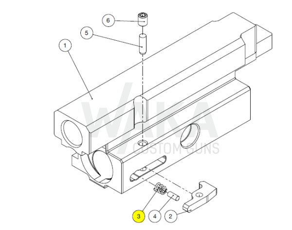 B&T Feder zu Auszieher zu APC223/300