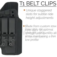 Tenicor CERTUM3 Holster zu Glock 43/43X MOS, RH,